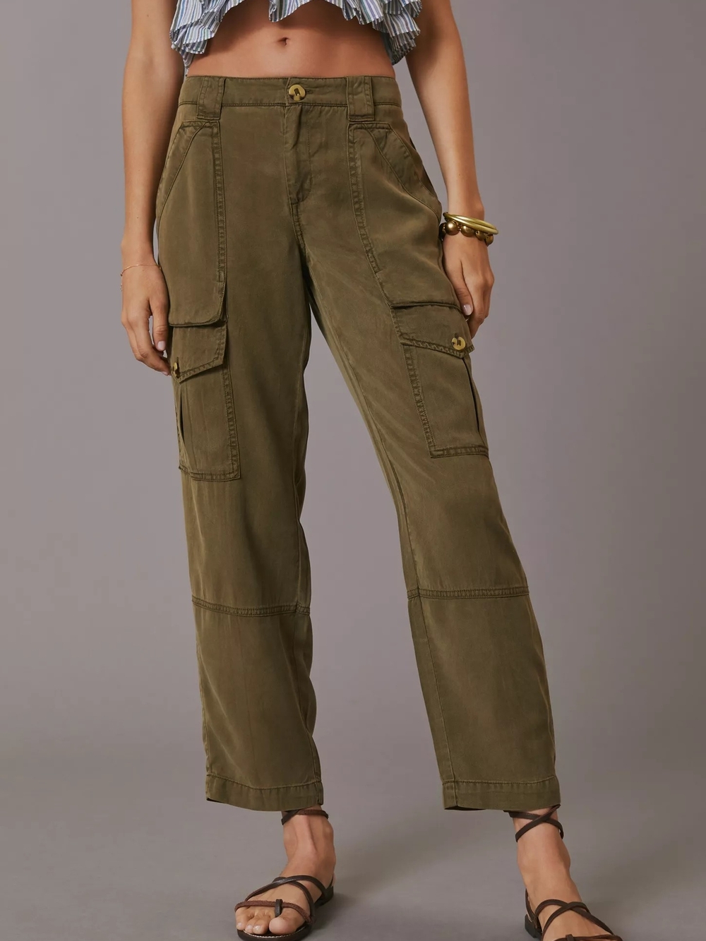 Anthropologie Utility Pants 4p In Color Dark Green
